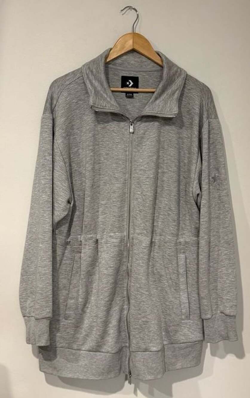 Converse Full Zip Jacket Size XL Grey - Picture 1 of 3
